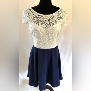 B Darlin Juniors Fit & Flare Dress